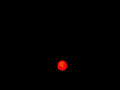 Однажды вечером прямо на наших глазах из-за горизонта выползла вот такая оранжевая луна